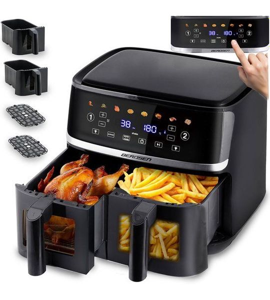 Berdsen BD-657 Serie - Heteluchtfriteuse - 10,2L - 1700W - Zwart