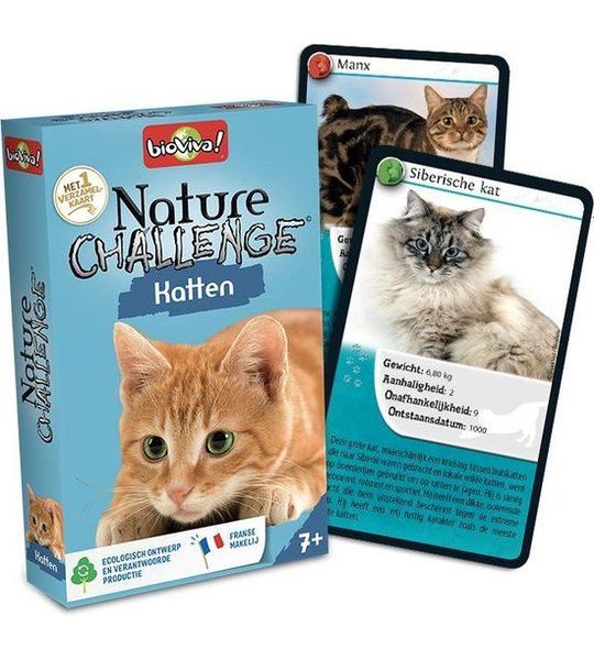 Nature Challenge - Katten - Educatief kaartspel