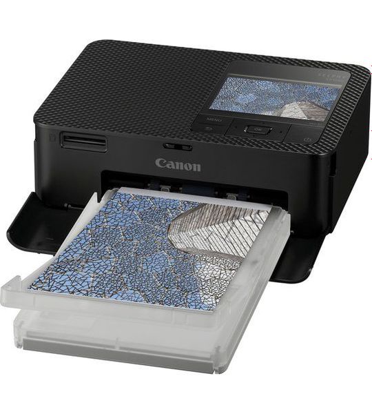 Canon SELPHY CP1500 fotoprinter met papier Inkjet printer Zwart