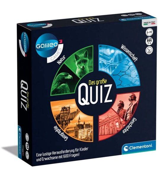 Clementoni 59301 – Galileo – De Grote Quiz – Galileo Spellen