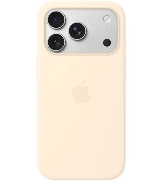 Apple Silicone Magsafe Cover Voor Apple Iphone 17 Pro Max Vanilla