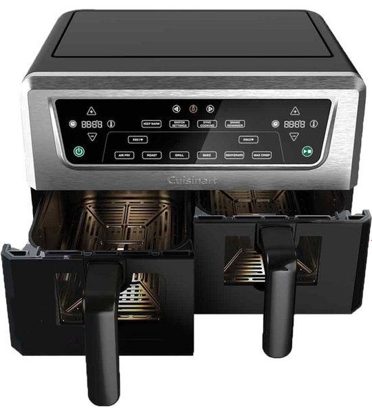 Cuisinart 10.4l Dual Basket Air Fryer Ss Window Afd10xsse Heteluchtfriteuse