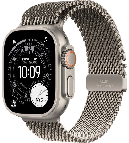 Apple Watch Ultra 3 Cellular 49mm Natural Milanese Band M