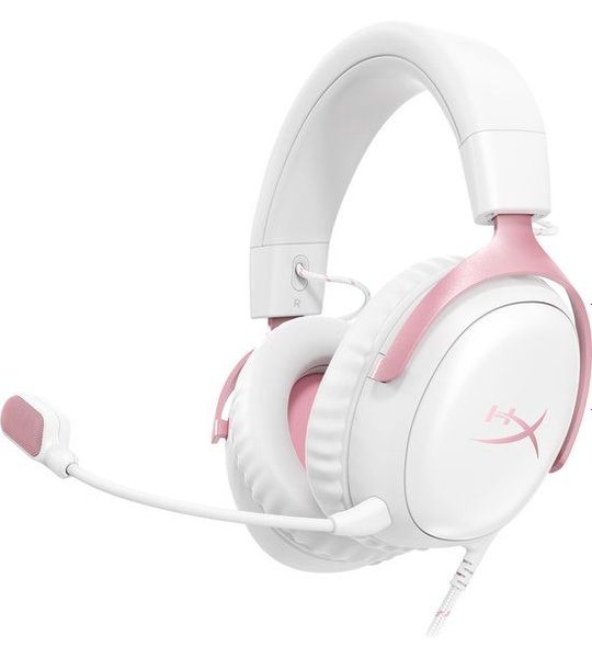 HyperX Cloud Iii - Gaming Headset Wit/roze Headset Wit Roze