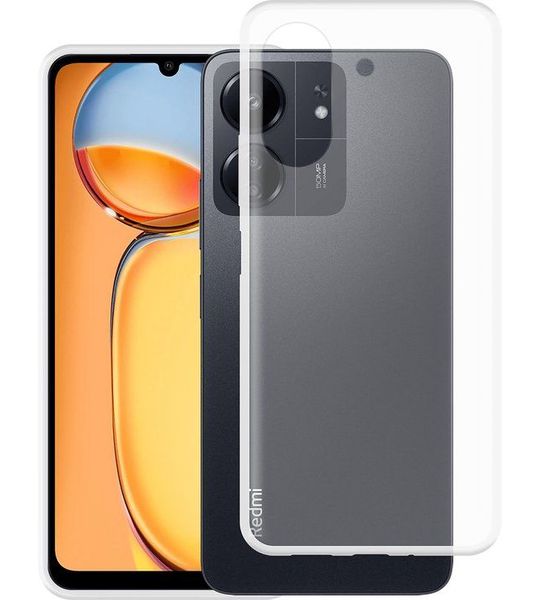 Just in Case Soft Design Xiaomi Redmi 13C Back Cover Transparant