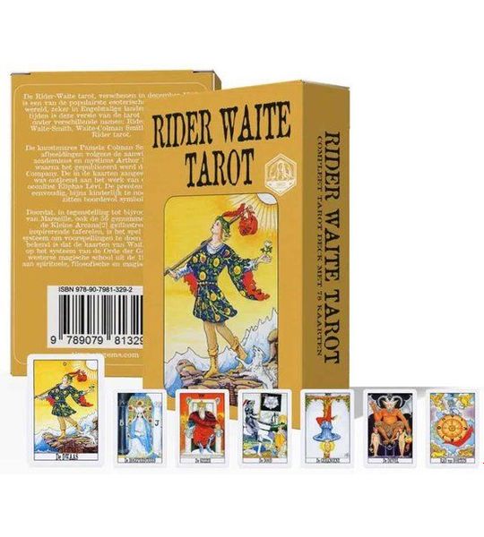 Rider Waite tarot STANDAARD editie. (Deck met 78 kaarten in speelkaartdoosje)