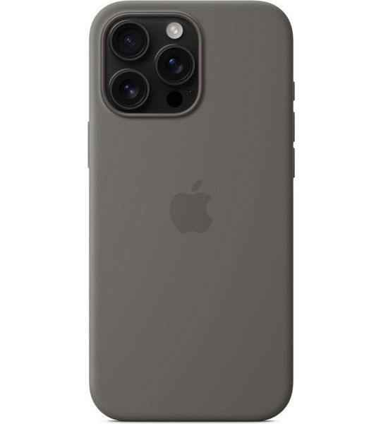 Apple Silicone Magsafe Cover Voor Apple Iphone 16 Pro Max Stone Gray