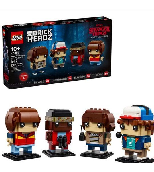 Lego Brickheaze 40801 Mike, Dustin, Lucas en Will figuren (40801)