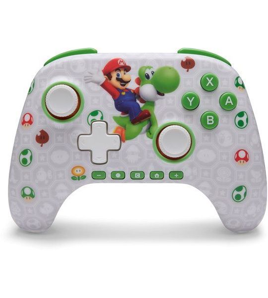 PowerA Advantage Mario & Yoshi Draadloze Controller Nintendo Switch 2 Grijs/groen