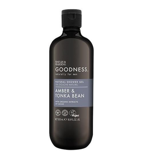 Baylis&Harding - Goodness Men Amber&Tonka Bean showergel 500 ml