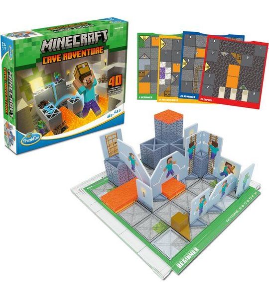 ThinkFun – Minecraft Cave Adventure – Logicaspel – Vanaf 8 Jaar