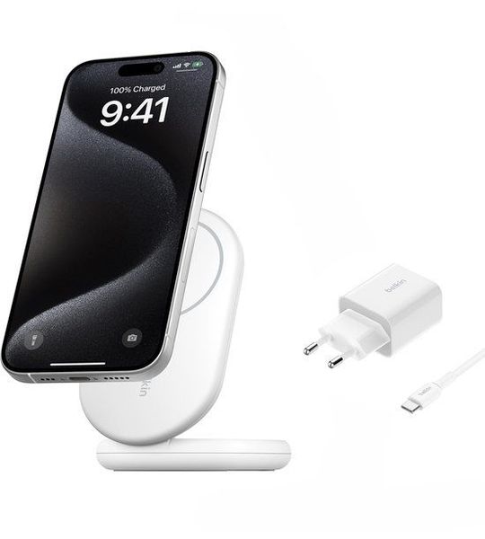 Belkin Boost↑charge™ Qi2 15w Magnetic Stand Draadloze Oplader