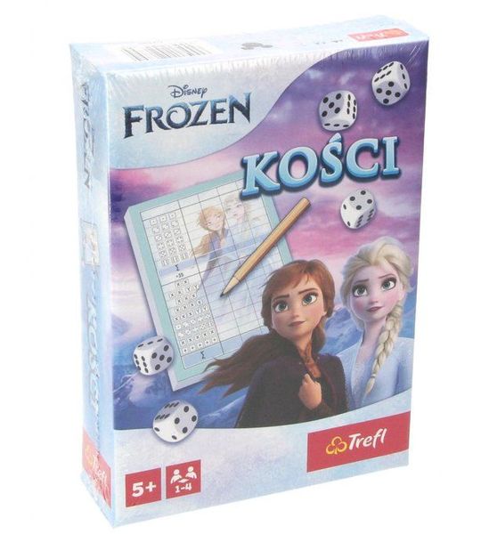 Reisspel Dobbelstenen Frozen - Gra podróżna Kości, Kraina Lodu