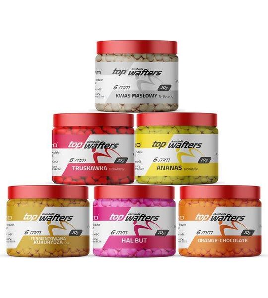 MatchPro Top Dumbell Wafters 6mm 20gr - Smaak : Bloodworm