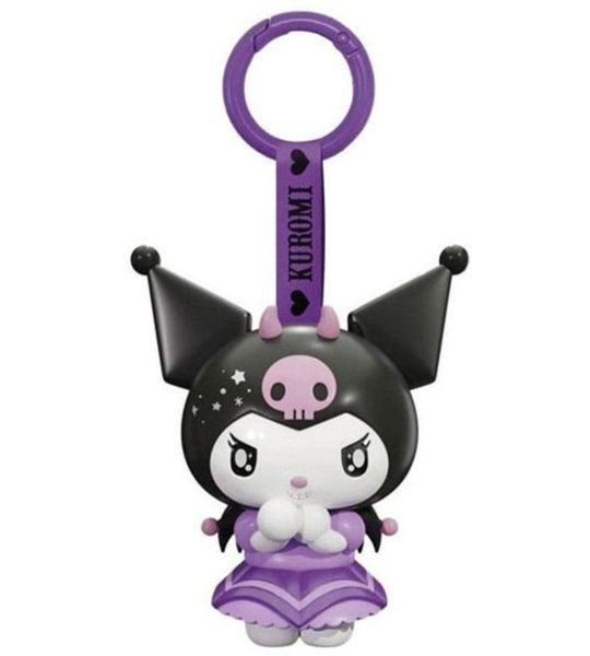 Hello Kitty Keyring Angel & Devil Kuromi 8 cm