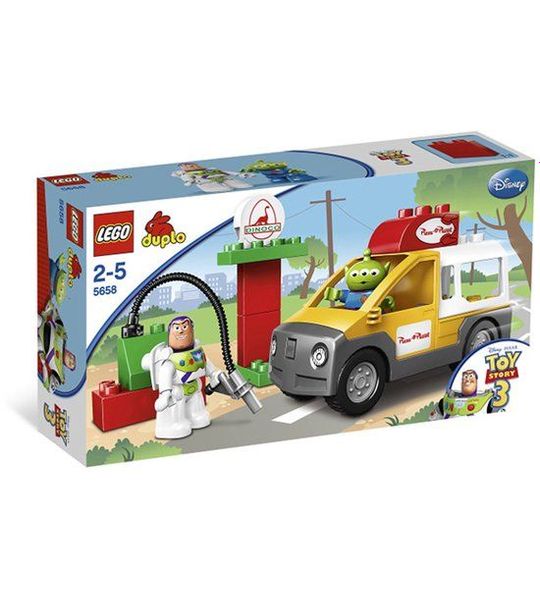Lego Duplo Toy Story 3 Pizza Planet Truck Dinico Gasoline (2010)