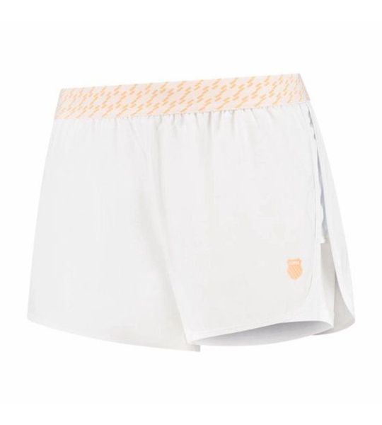 Tennisbroek K-Swiss Women Hypercourt Short 6 White-L