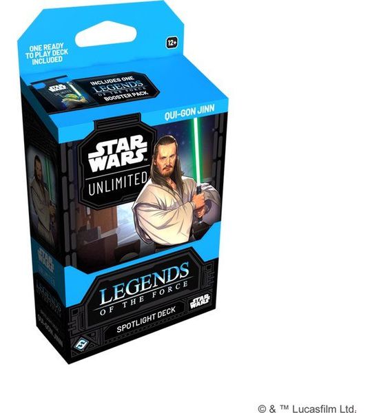 Star Wars Unlimited Legends of the Force Spotlight Deck Qui-Qon Jinn