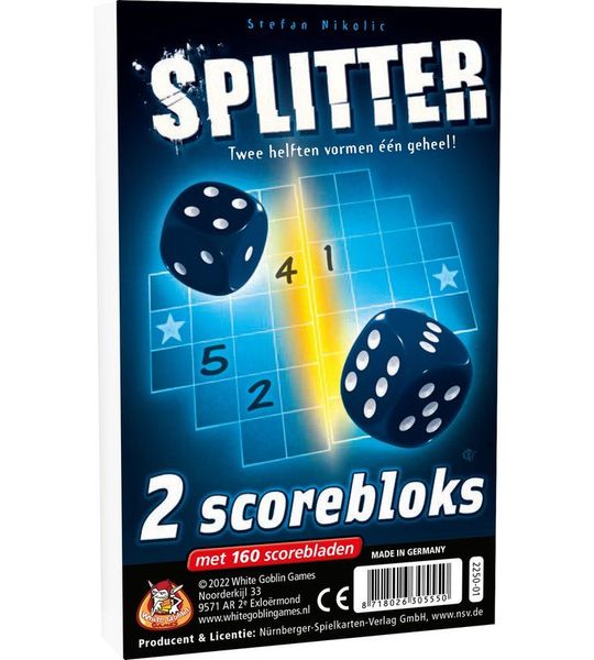 White Goblin Games - Splitter Scoreblokken - Dobbelspel
