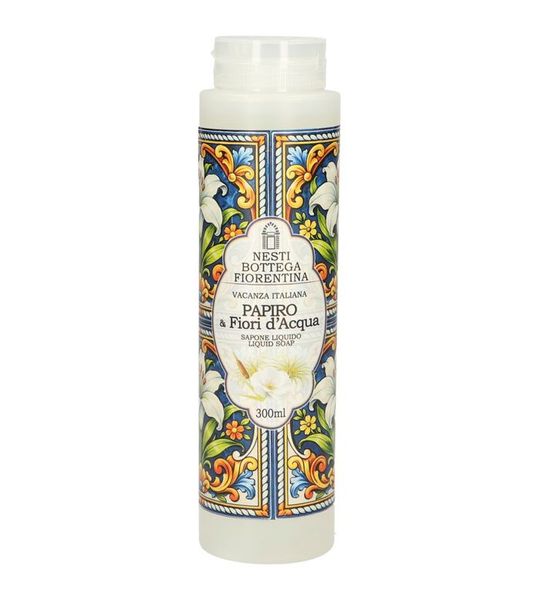Nesti Bottega Fiorentini: Papiro & Fiori d'Acqua showergel 300 ml