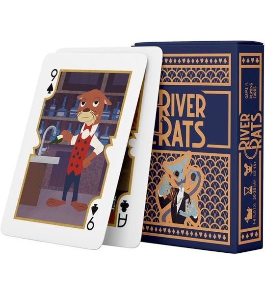 River Rats - Kaartspel and speelkaarten - ENG - Blauwe Kickstarter editie