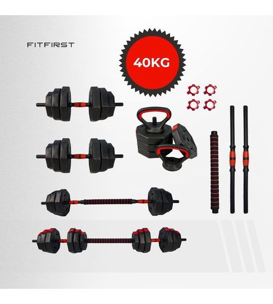 FitFirst® Verstelbare Dumbbell Set tot 40kg