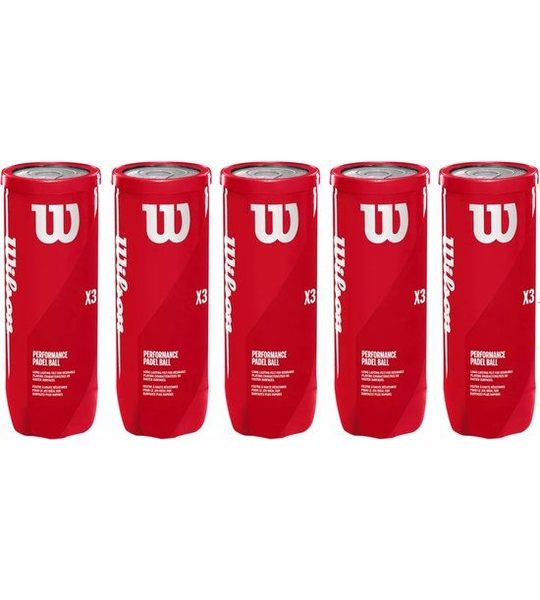 Wilson X3 - Padelballen - 5 Blikken
