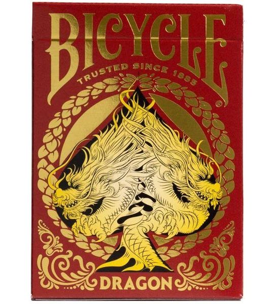 Bicycle Dragon Red - Premium Speelkaarten - Poker - Ultimates