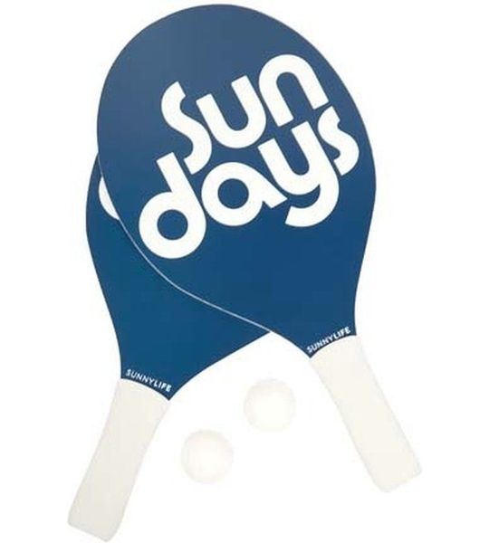 Sunnylife - Outdoor Games Beachtennis Set - Kunststof - Blauw