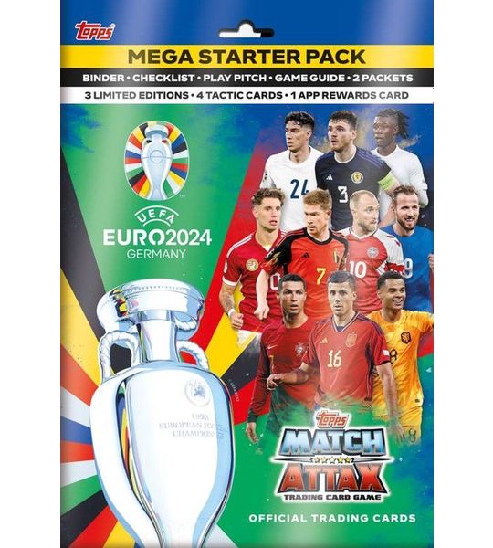 Topps EURO 2024 Match Attax Trading Cards - Starterpack