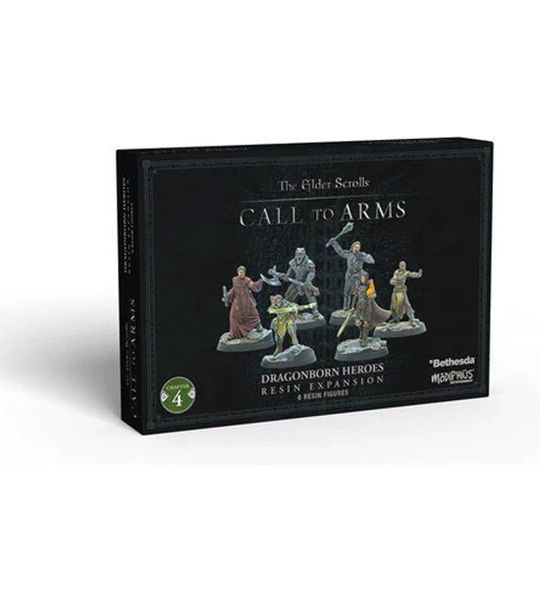 Modiphius The Elder Scrolls Call To Arms - Dragonborn Heroes - Miniature Game