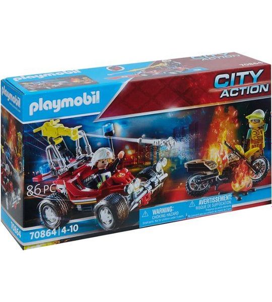 Playmobil brandweer set met blus-buggy 70864