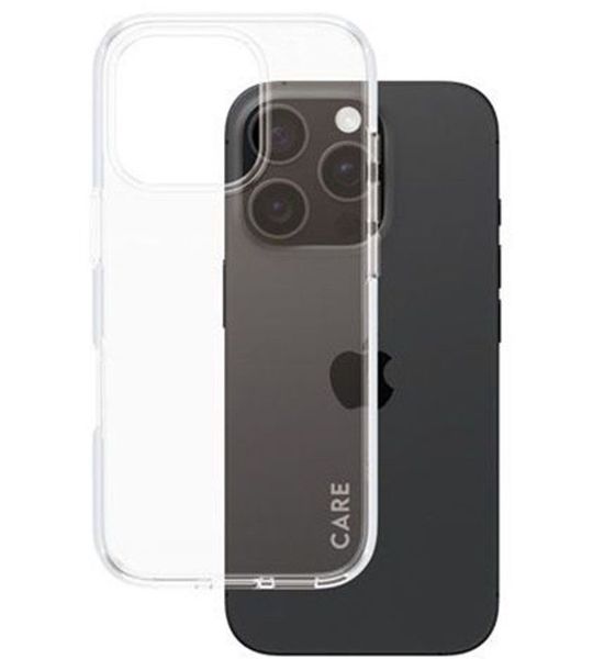 CARE Flagship Case Urban Combat Met Clear Frame Telefoonhoesje Voor Apple Iphone 2024 6.1'' Pro Transparant