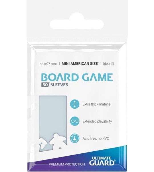 Premium Boardgame Sleeves Mini American (50) (44x67mm)