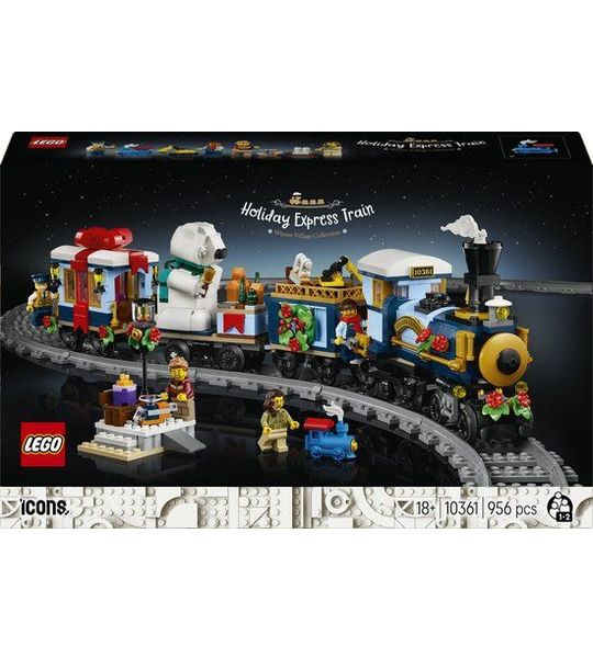 LEGO Icons Feestelijke Kersttrein Kerstdecoratie - 10361