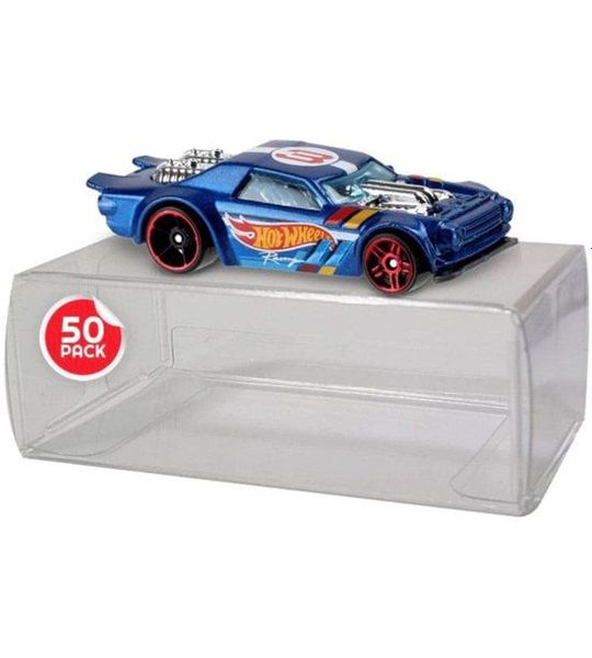 Hot Wheels PET Protectors 50-Pack for Matchbox Cars