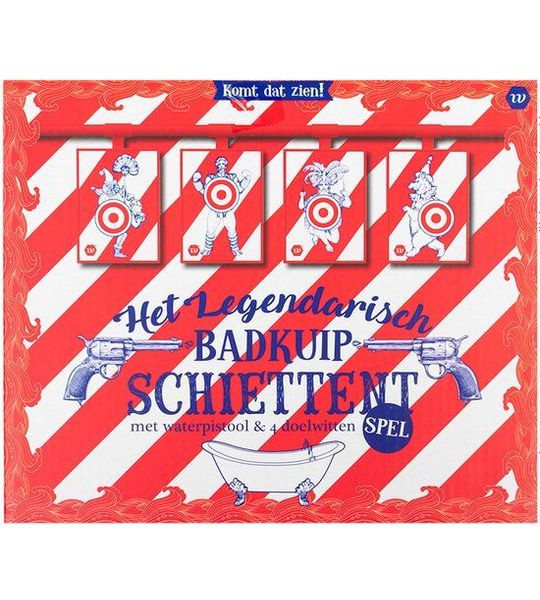 Spel | badkuip spel | "legendarische badkuip schiettent" | leeftijd 3+ jaar
