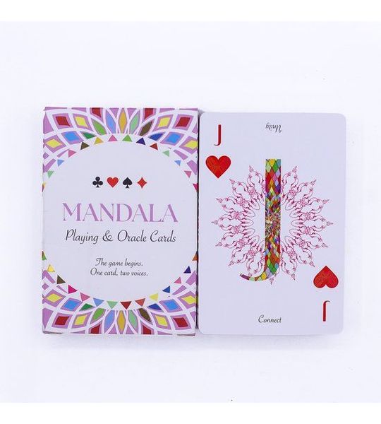 Mandala Speelkaarten & Orakelkaarten – Kaleidoscoop Symmetrie