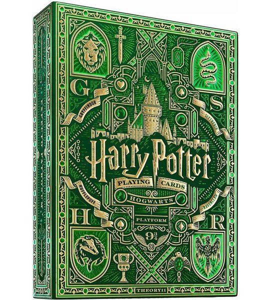 Theorie11 Harry Potter Zwadderich Speelkaarten Groen