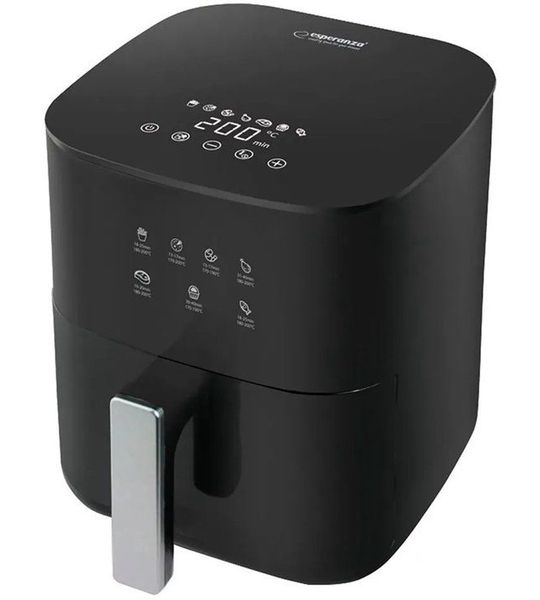 Esperanza EKA002 friteuse Enkel 3,5 l Vrijstaand 1350 W Heteluchtfriteuse Zwart
