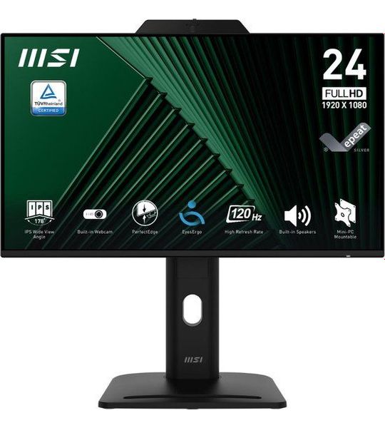 MSI Pro Mp242pmg - 23.8 Inch 1920 X 1080 (full Hd) Ips-paneel In Hoogte Verstelbaar