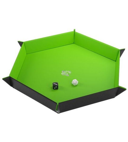 Dice Tray Magnetic Hexagonal: Groen - Accesoires