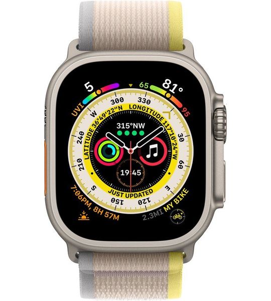Apple Watch Ultra 49 Mm Yellow Medium/large Trail Loop