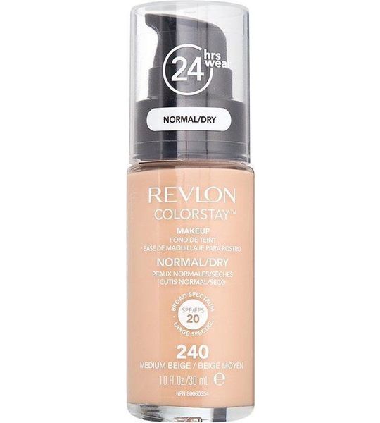 Revlon Colorstay Make-up for Normal/Dry skin met pomp No. 240 - Medium Beige