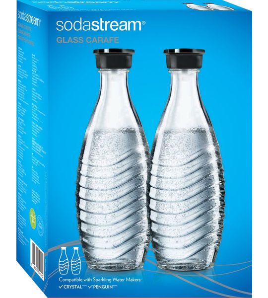 Sodastream Glazen karaf Duopack 1ltr Waterkan