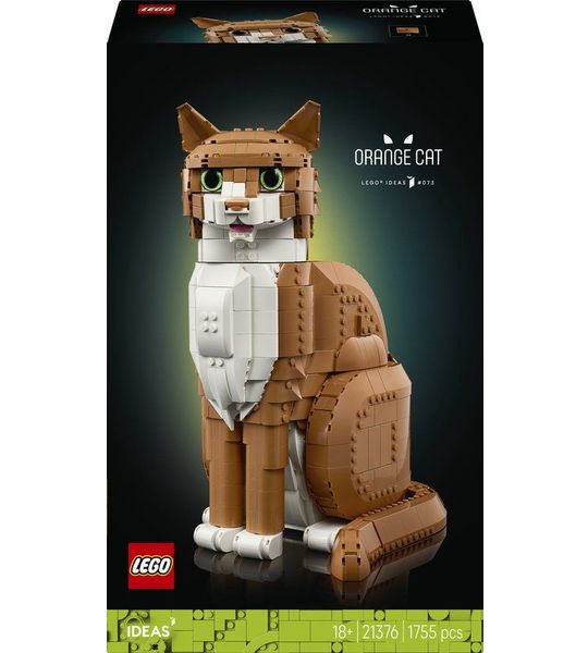 LEGO Ideas Oranje Kat Bouwpakket - 21376
