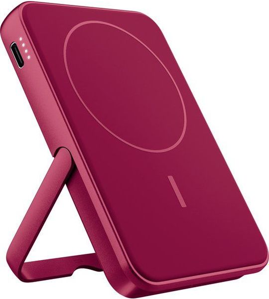 Fresh 'n Rebel Magnet Wireless 5000 Mah Powerbank Berry Red