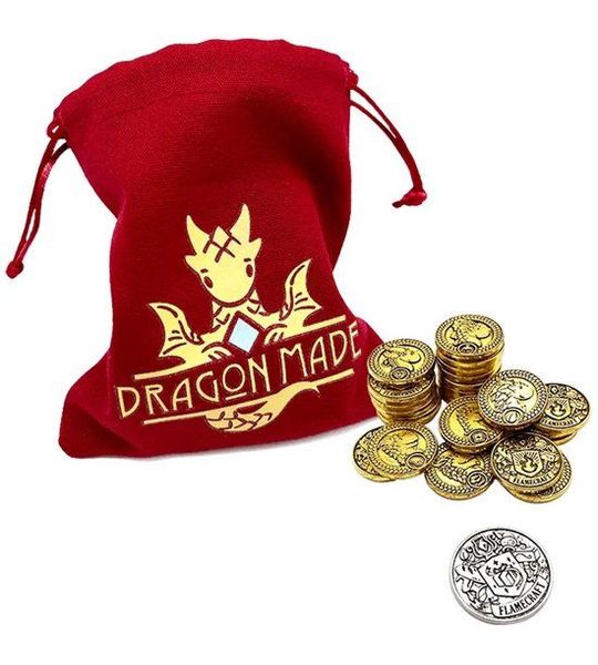 Flamecraft: Luxe Metalen Munten Set - Accessoires