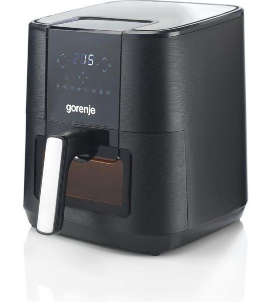 Gorenje AF1350DWB Enkel 5,4 l Vrijstaand 1350 W Heteluchtfriteuse Zwart