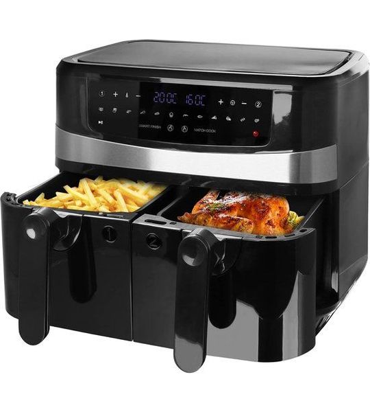 Dubbele Airfryer - Dubbele Mand - Dual Cook - Heteluchtfriteuse
